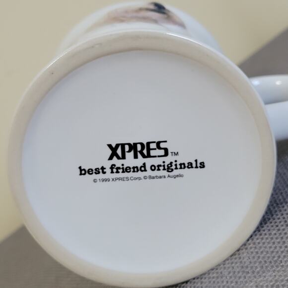 Vintage Westie 1999 XPRES Best Friend Originals 3D 12oz Beverage Mug Clean White - Picture 5 of 8